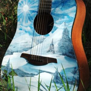 guitare folk tramontane personnalisée